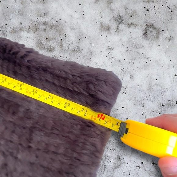 The Cashmere Project 100% Rabbit Fur Jacket Size Small - Picture 4 of 7